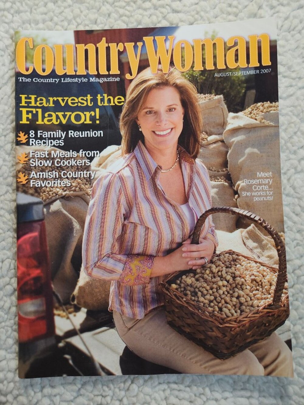 CountryWoman Magazine Aug/Sept 2007 Harvest the Flavor Recipes Slow Cookers